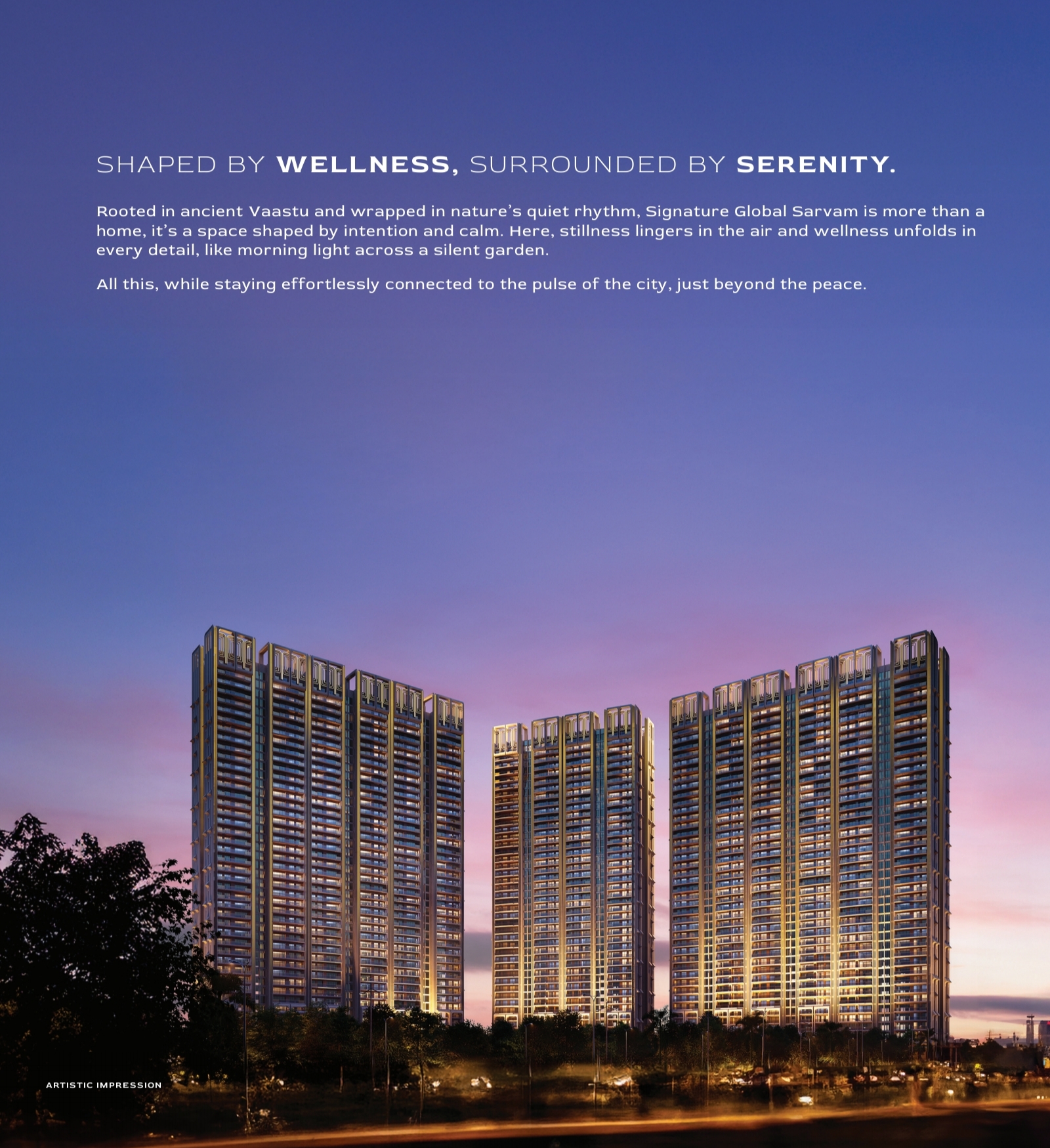 SG DXP ESTATE SARVAM — Residential project in Dwarka Expressway , Gurugram