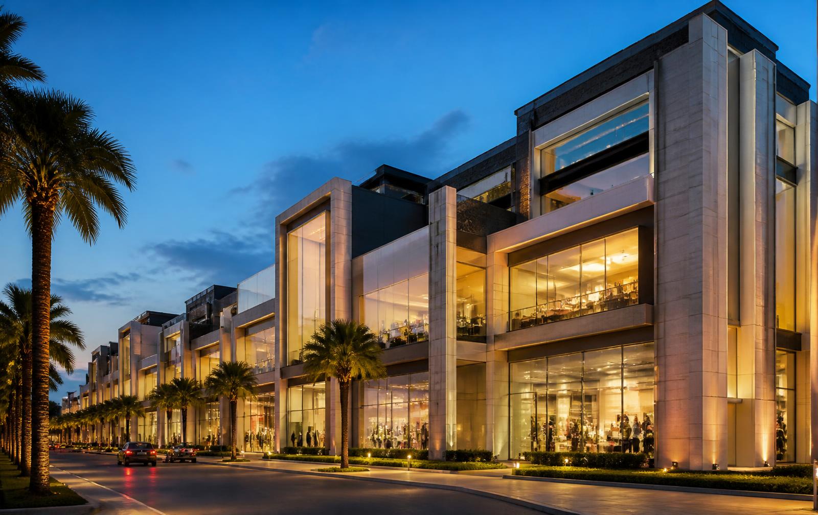 SPJ Old Gurgaon Commercial — high-street retail and multiplex facade in Sector 14, Gurugram (representative image)